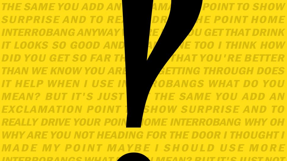 Interrobang single cover